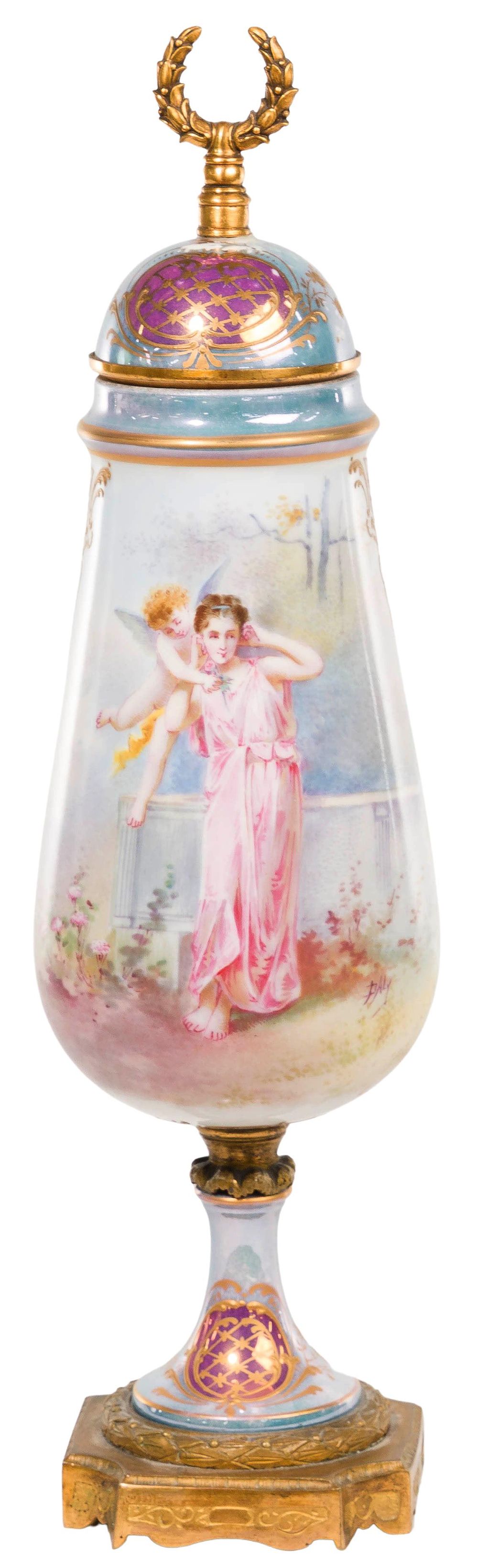 Lot 354: Sevres Style Urn