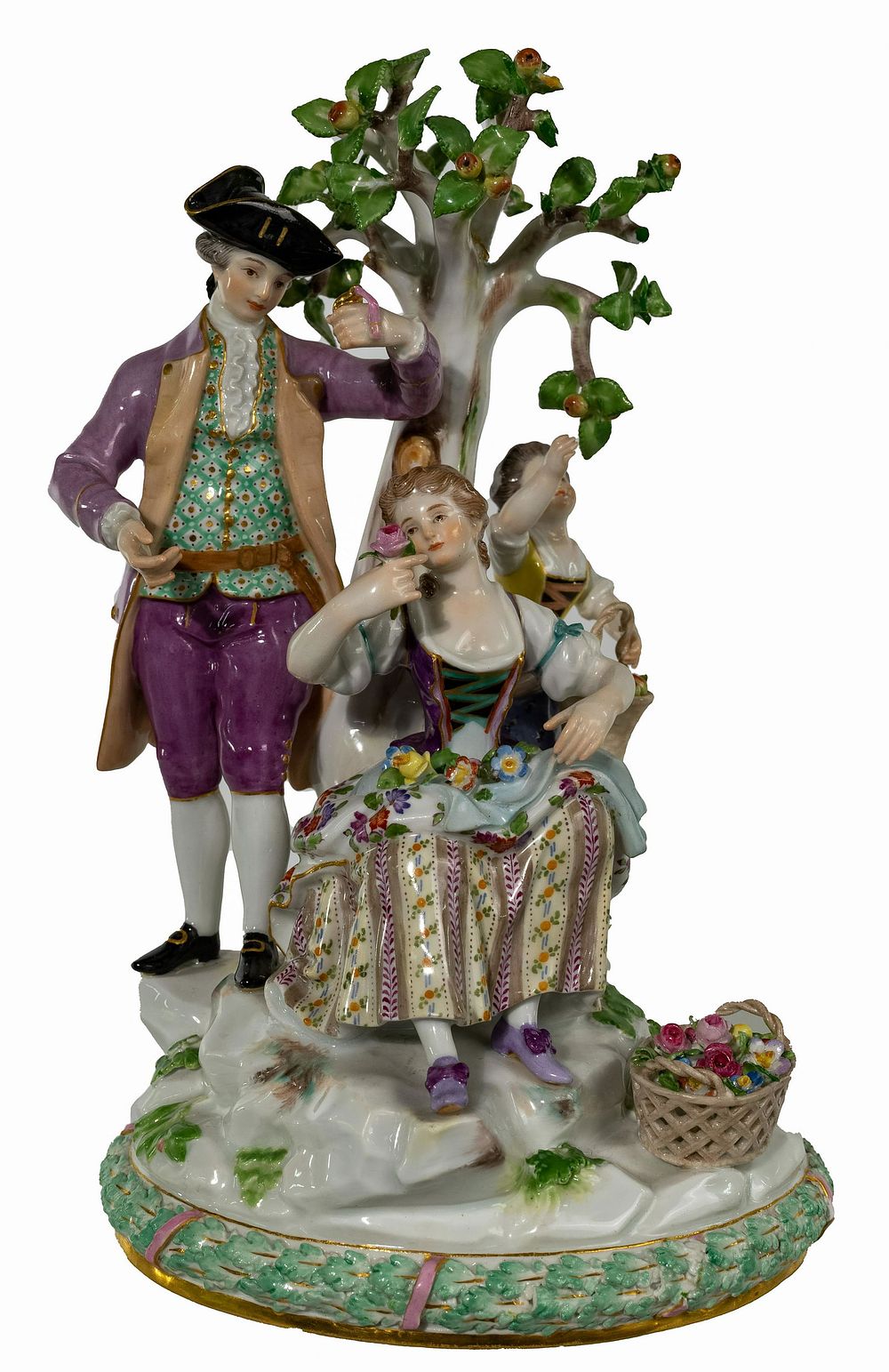 Lot 361: Meissen Porcelain Figural Group
