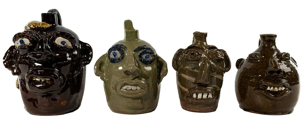 Lot 400: Face Jug Pottery Assortment