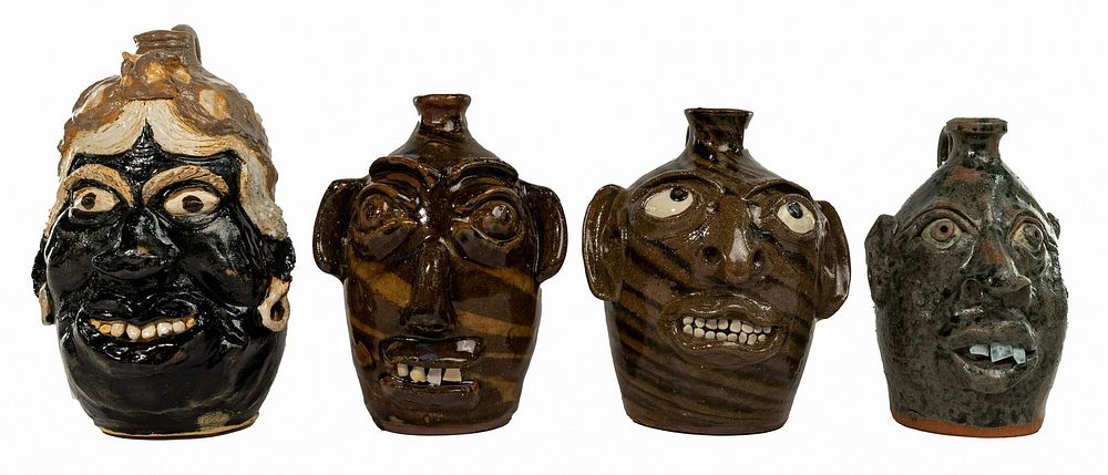 Lot 402: Face Jug Pottery Assortment