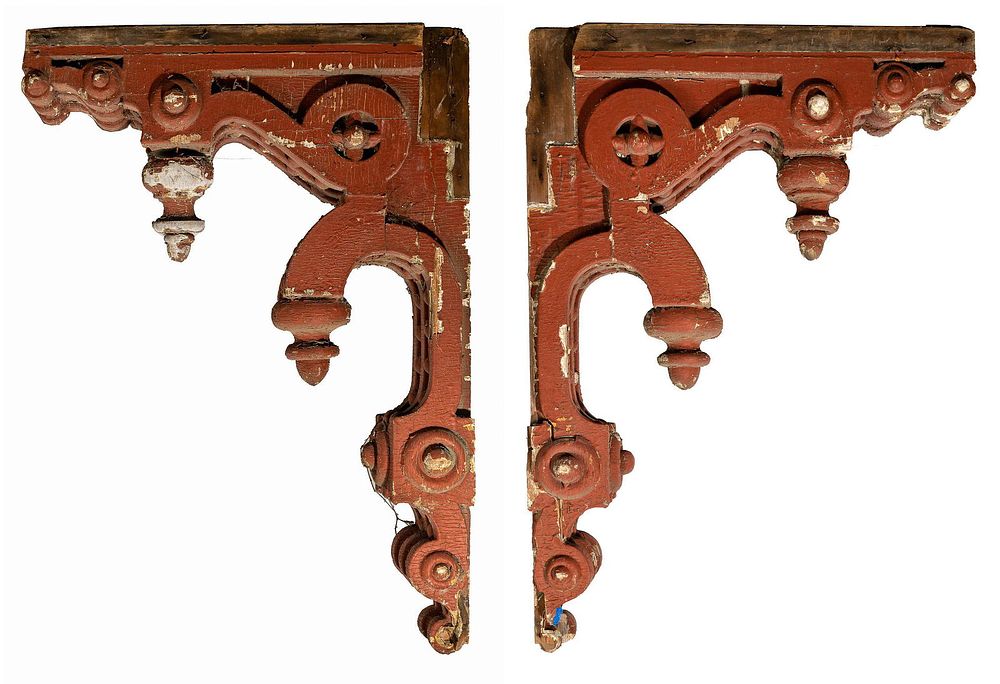 Lot 410: Architectural Wood Corbels