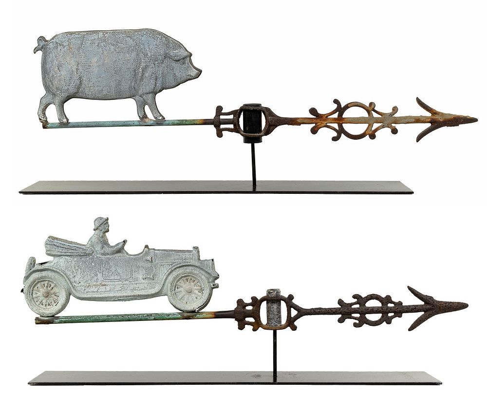 Lot 425: Zinc Weathervanes