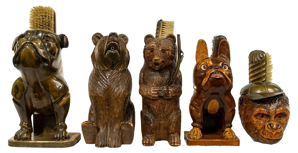 Lot 437: Novelty Shoe Brush Holder Assortment