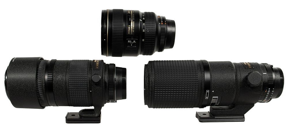 Lot 438: Nikon Nikkor Camera Lenses