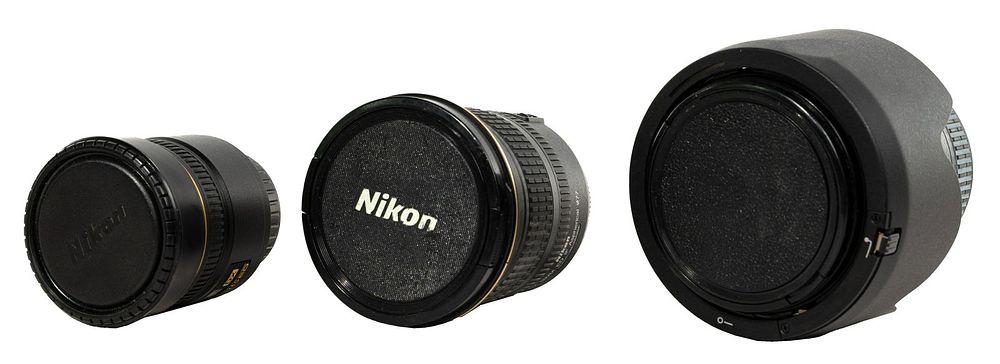 Lot 446: Nikon Nikkor AF-S Camera Lens Assortment