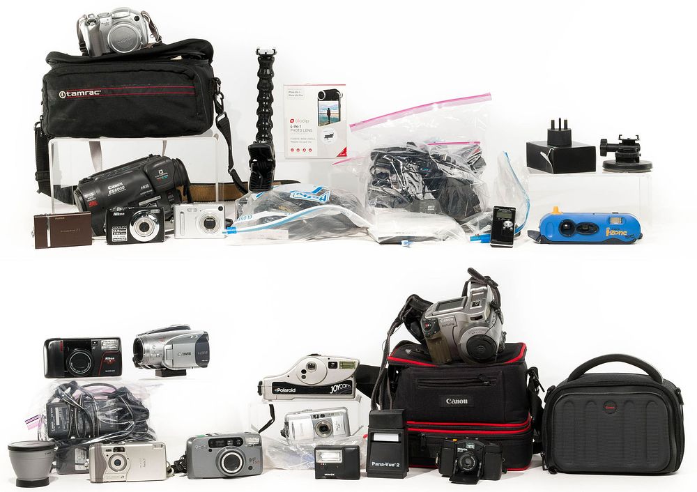 Lot 451: Digital Camera, Video and Accessory Assortment