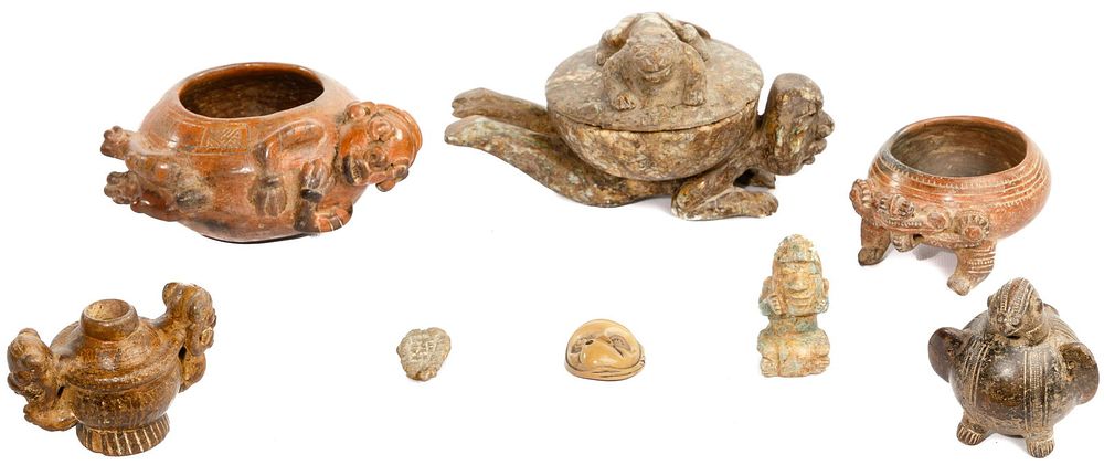 Lot 155: Costa Rican Effigy Vessel Assortment