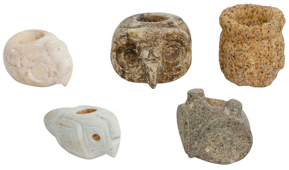 Lot 156: Costa Rican Mace Head Assortment
