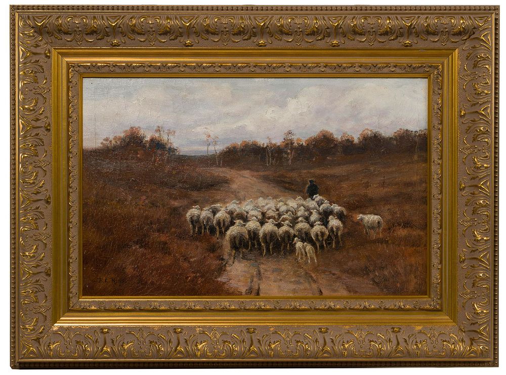 Lot 167: Burt L. Roys (American, 1858-1938) Oil on Canvas