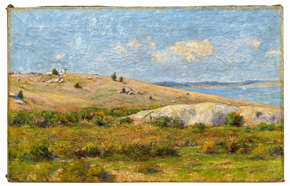Lot 174: Lewis Henry Meakin (American, 1850-1917) 'Sunlight' Oil