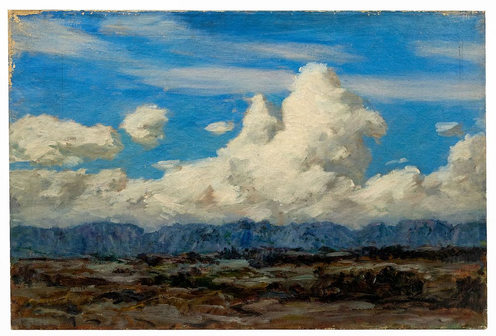 Lot 178: Lewis Henry Meakin (American, 1850-1917) Oil on Canvas