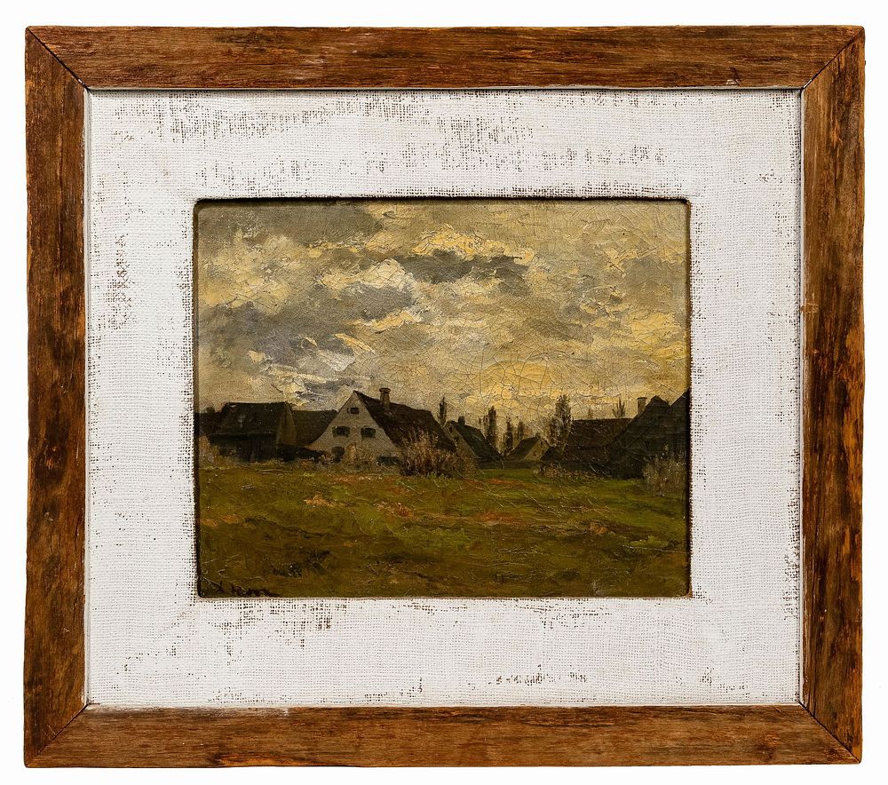 Lot 180: Lewis Henry Meakin (American, 1850-1917) Oil on Canvas