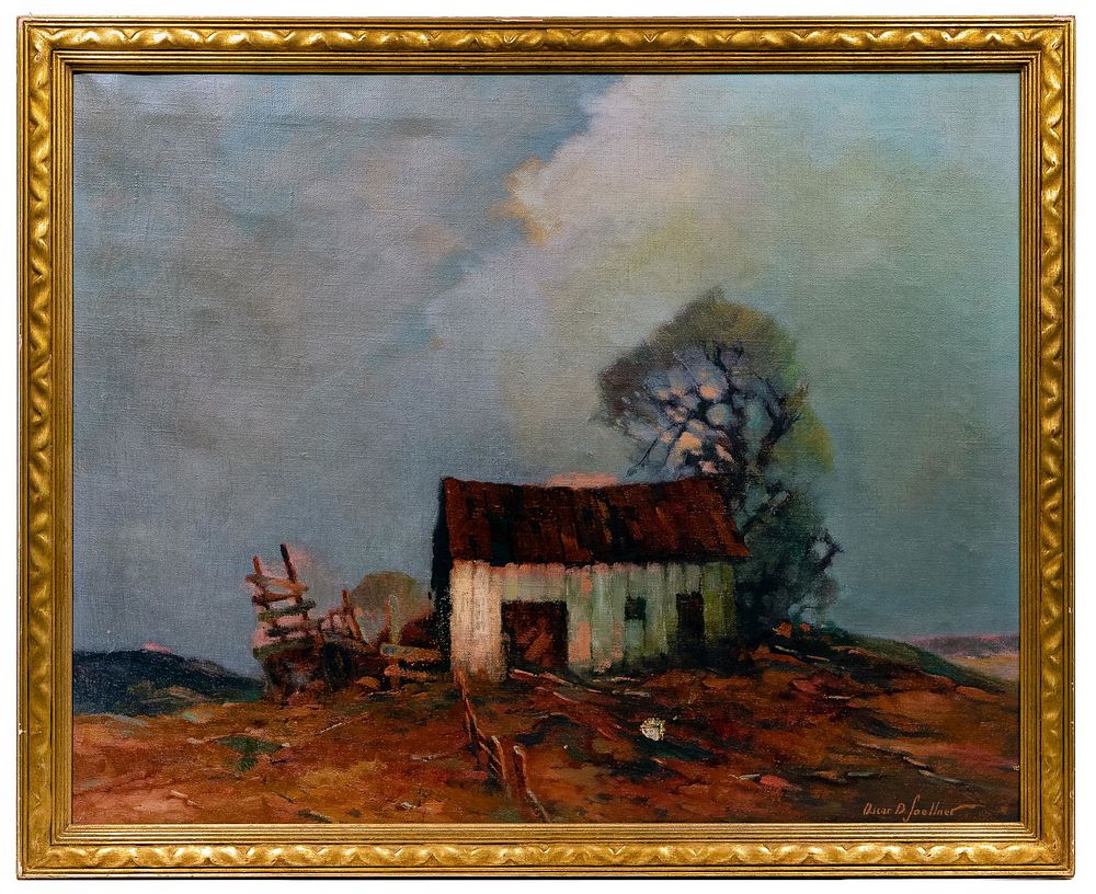 Lot 187: Oscar D. Soellner (American, 1890-1952) Oil on Canvas