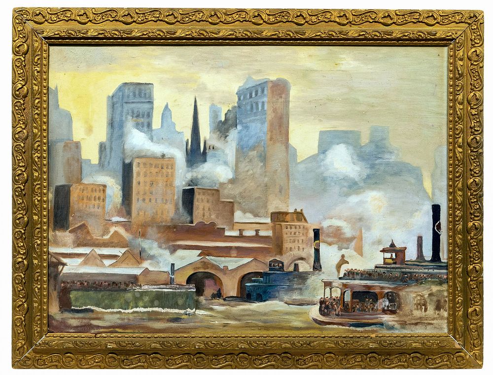 Lot 193: Unknown Artist (American, Mid-20th Century) Oil on