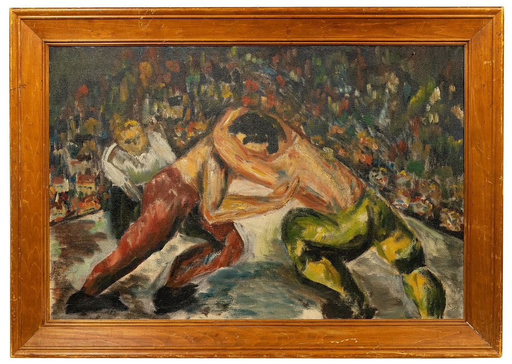 Lot 194: Unknown Artist (American, Mid-20th Century) Oil on