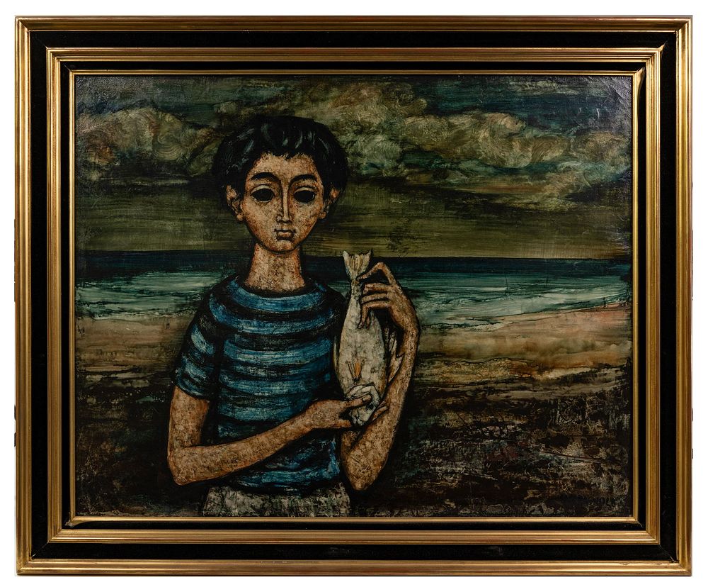 Lot 200: Enrico Campagnola (French / Italian, 1911-1984) Oil on
