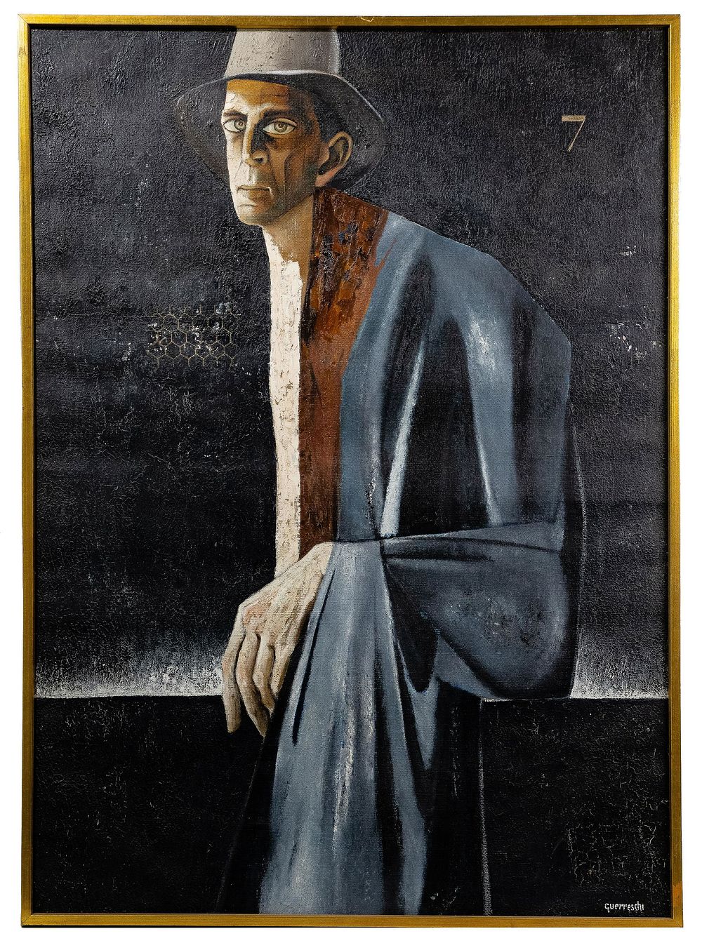 Lot 202: Giuseppe Guerreschi (Italian, 1929-1985) 'Personaggio