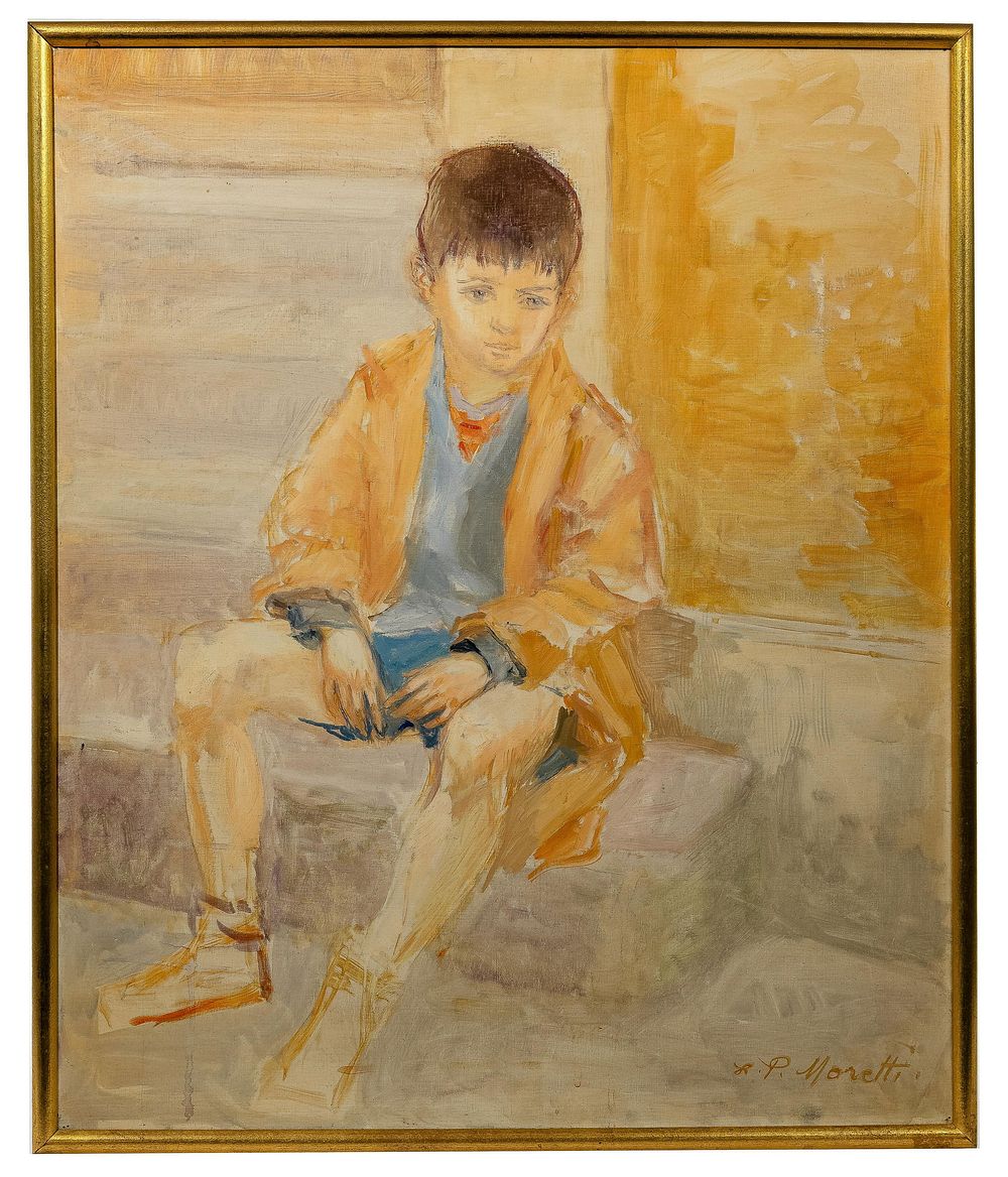 Lot 204: Lucien Philippe Moretti (French, 1922-2000) Oil on