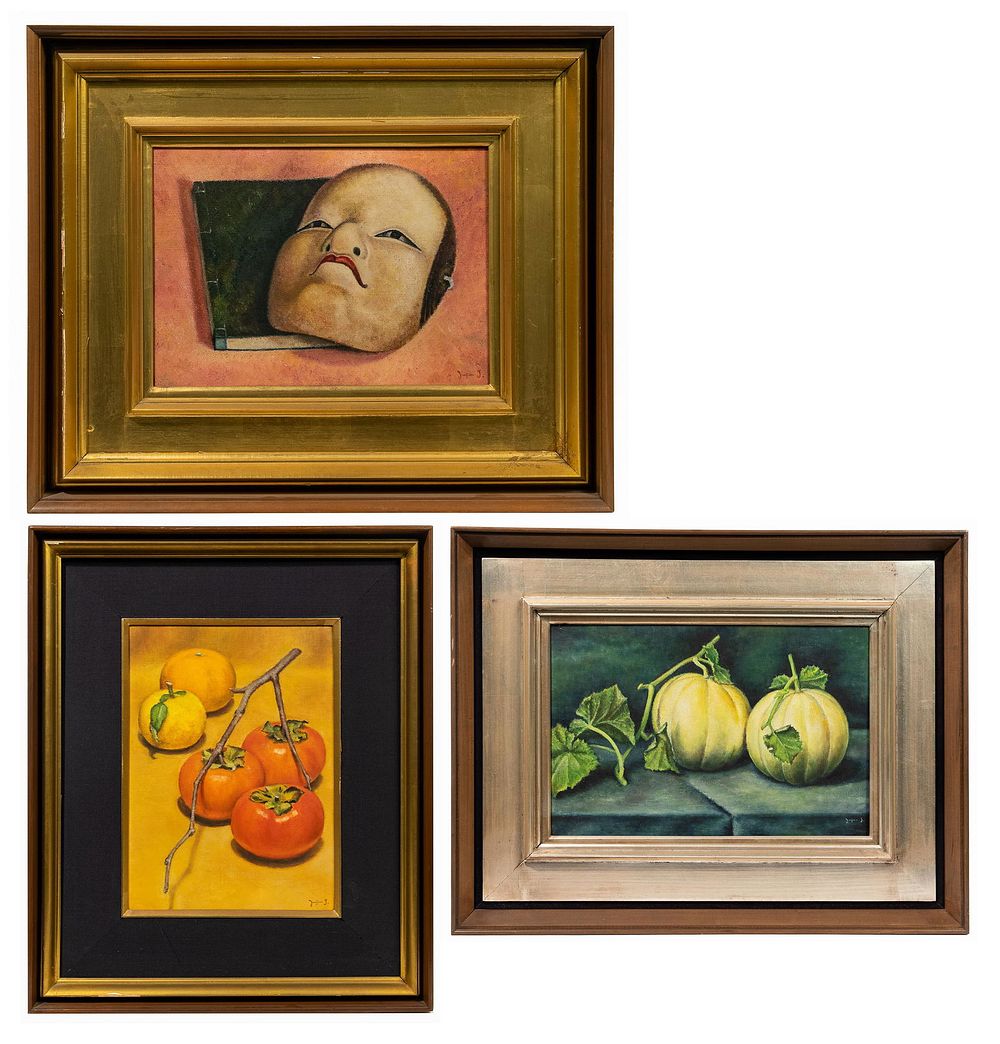Lot 226: Junjiro Jikuhara (Japanese, 20th Century) Oils on