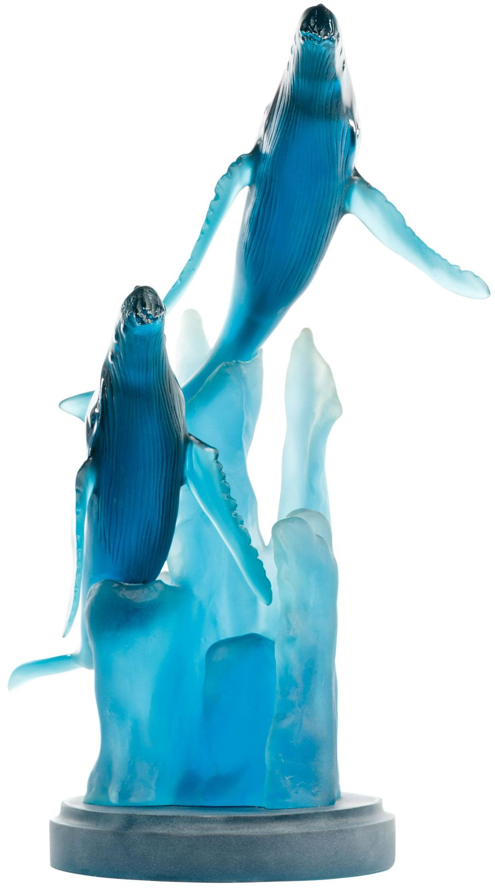 Lot 238: Donjo (American, b.1949) Acrylic Whale Sculpture