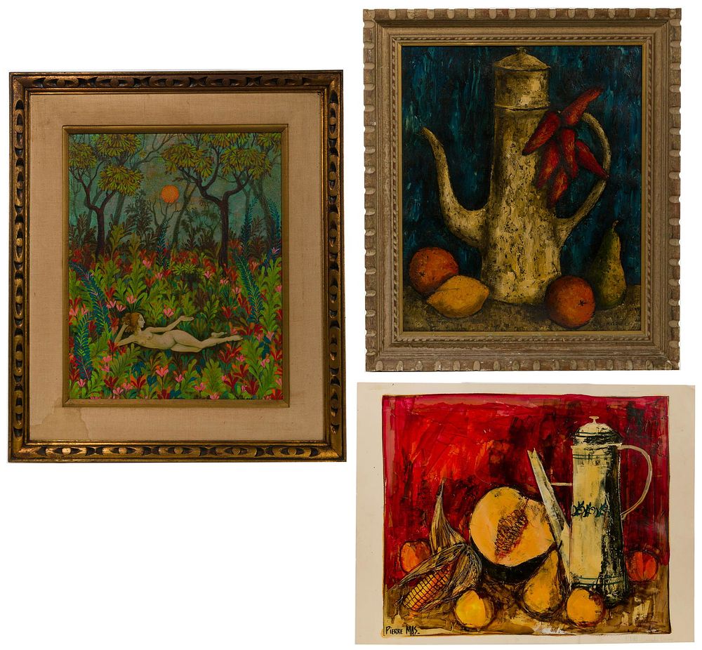 Lot 252: Mid-Century Painting Assortment