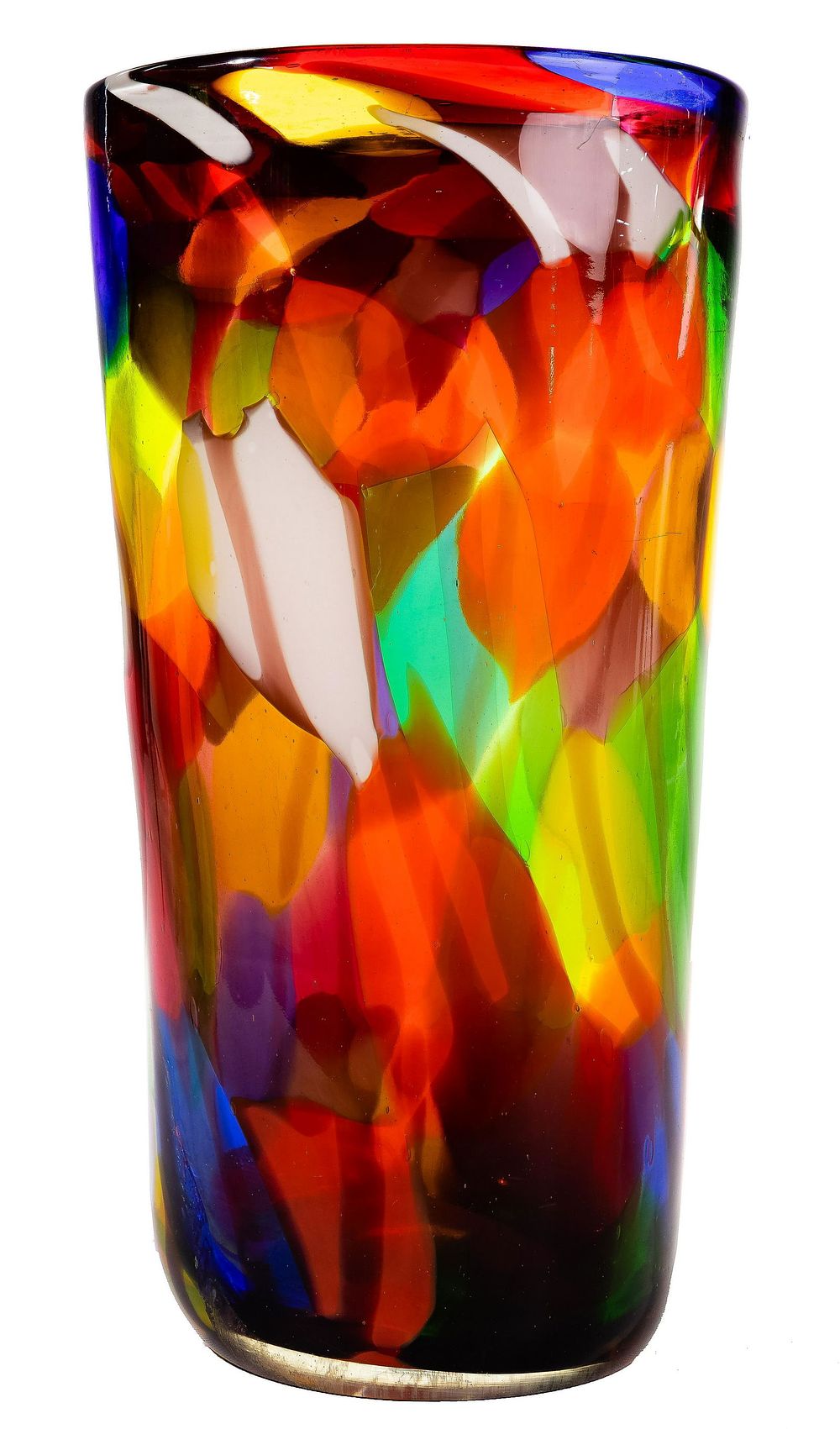 Lot 254: Art Glass Floor Vase