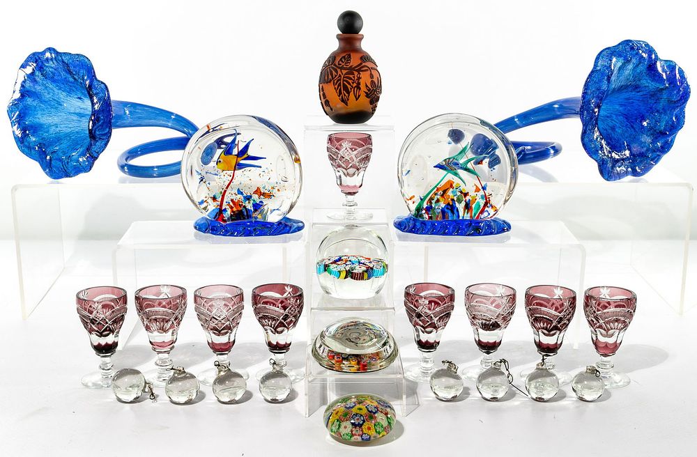 Lot 268: Art and Cut Glass Assortment