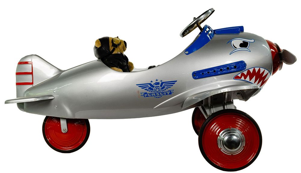 Lot 299: Murray 'Pursuit' Pedal Airplane Reproduction