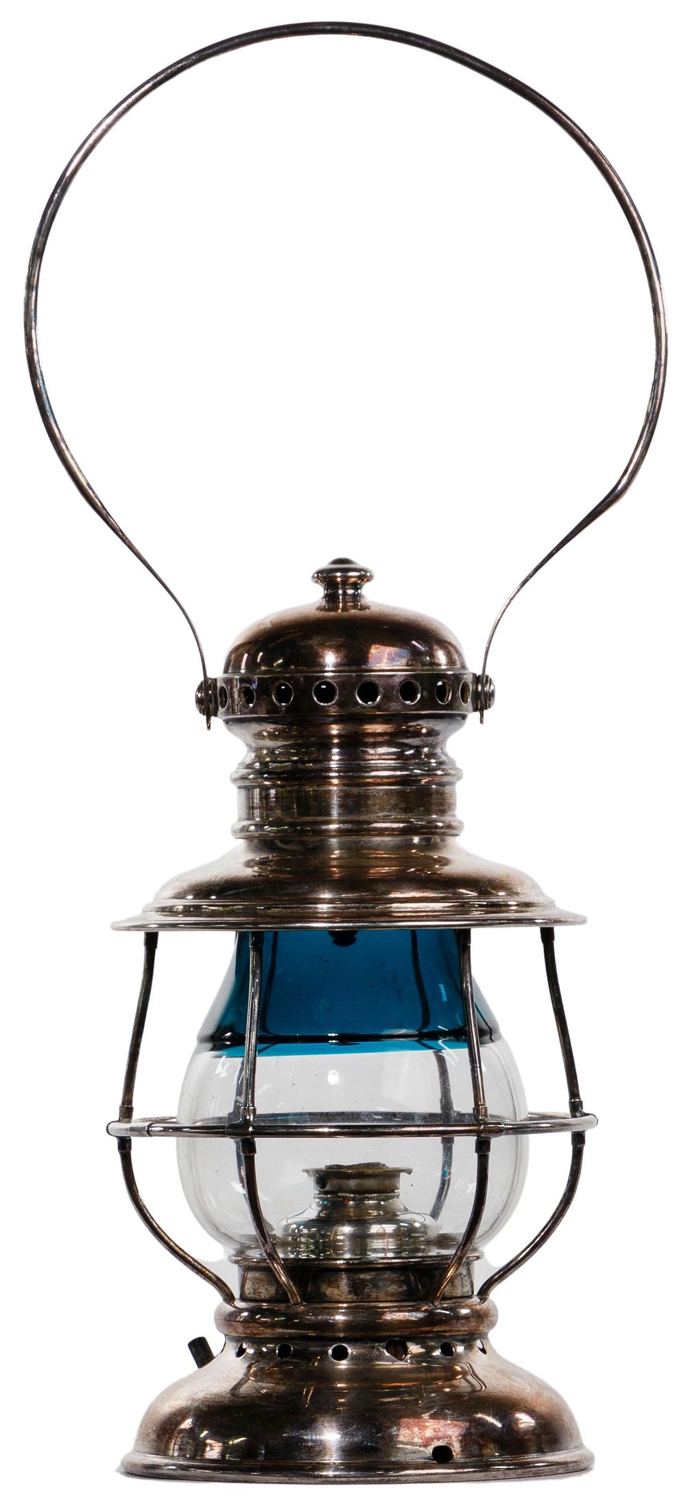 Lot 363: Adams & Westlake Two Tone Globe Railroad Lantern