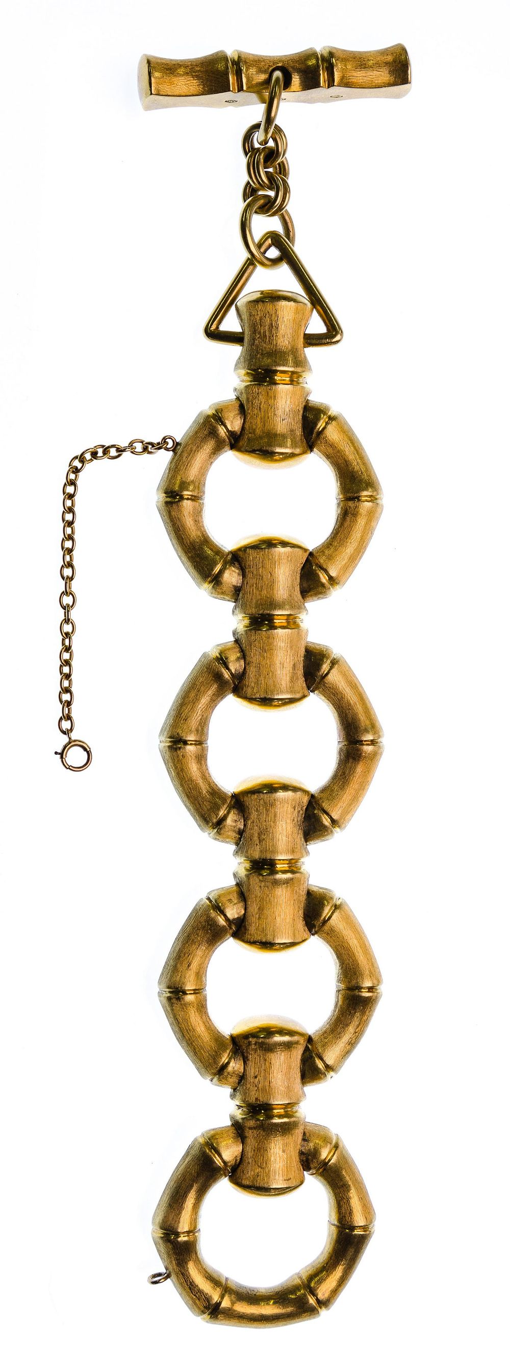 Lot 377: Carlo Weingrill 18k Yellow Gold Bracelet