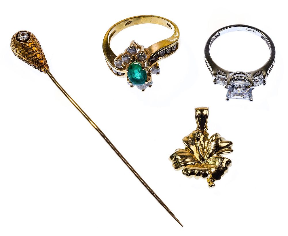 Lot 430: 14k Gold Jewelry Assortment