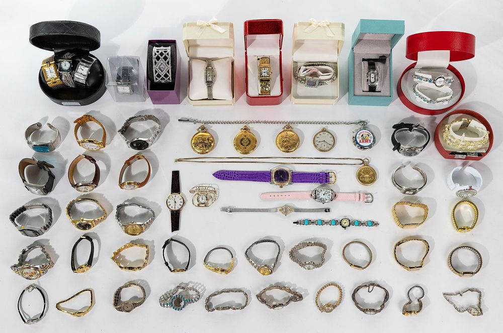 Lot 487: Pocket and Wrist Watch Assortment