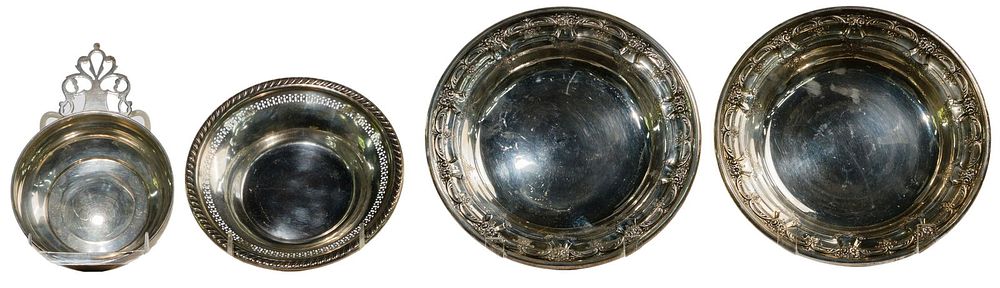 Lot 526: Sterling Silver Dish Assortment