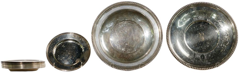 Lot 528: Sterling Silver Plate Assortment