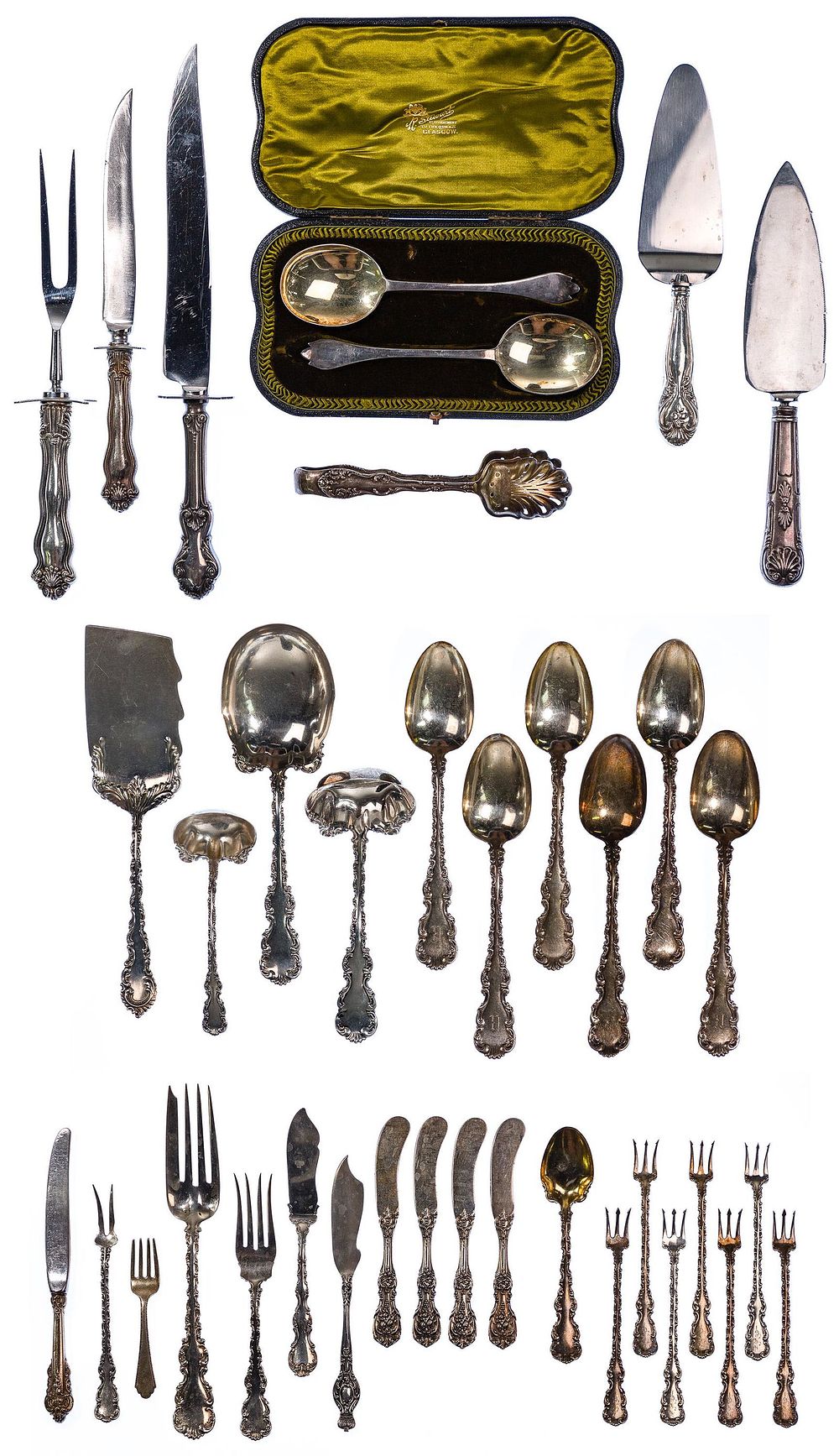 Lot 538: Sterling Silver Flatware Assortment