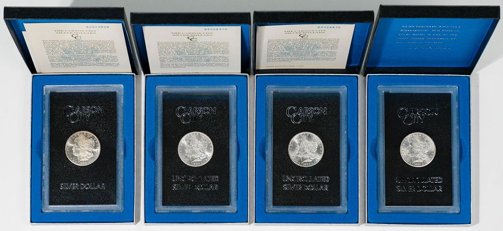 Lot 560: 1882-CC, 1883-CC, 1884-CC $1 GSA MS-63/64