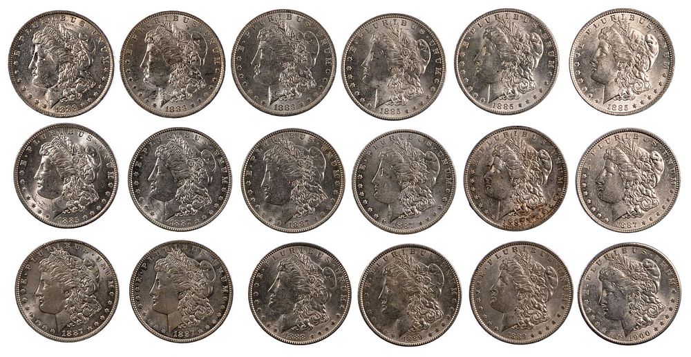 Lot 563: Morgan $1 BU Assortment