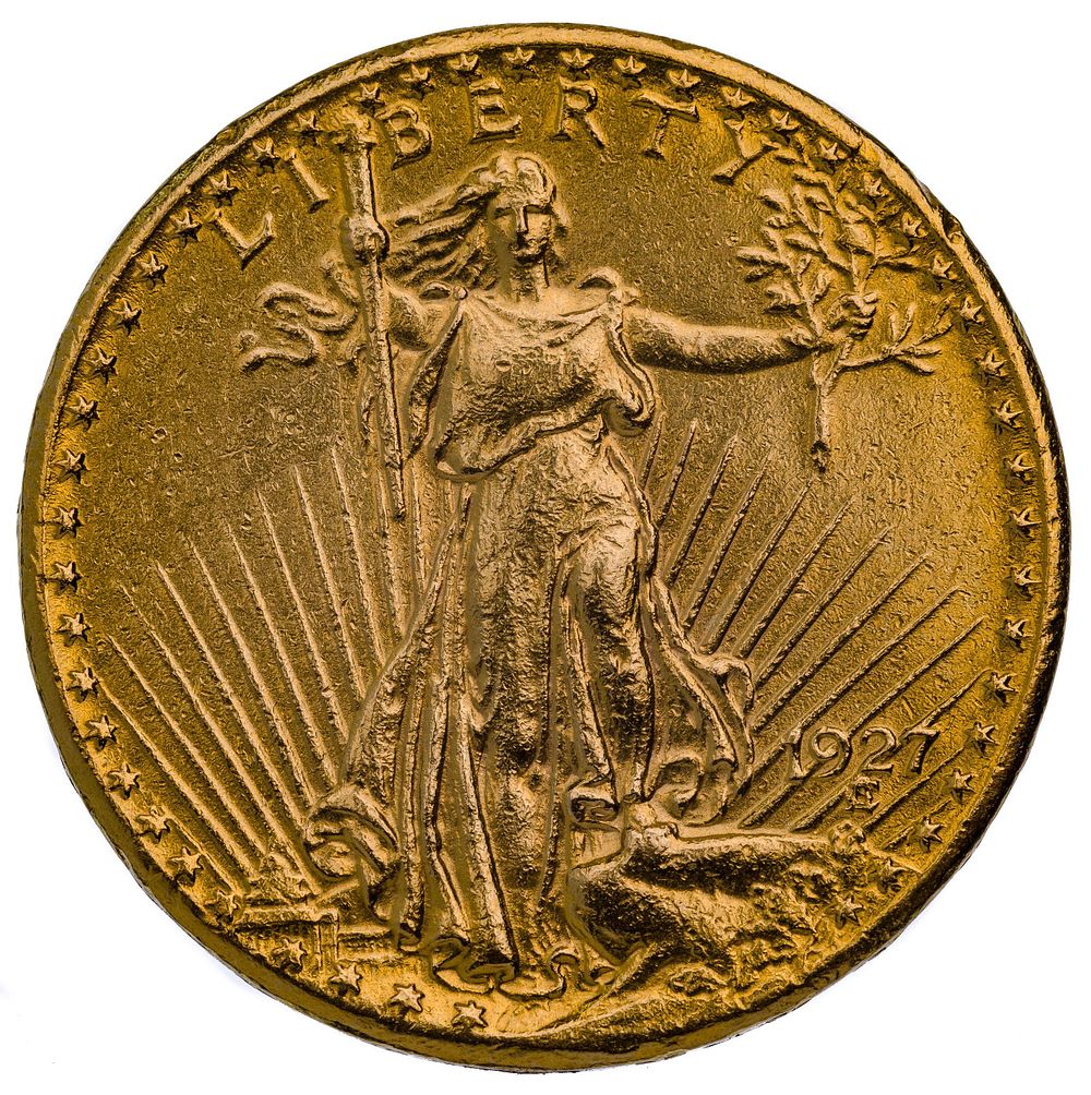 Lot 572: 1927 $20 Gold AU Details