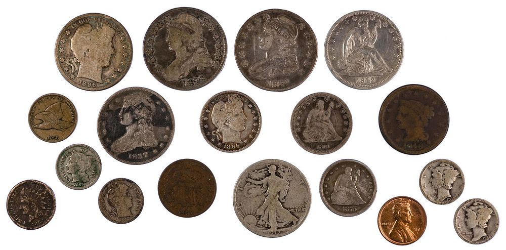 Lot 580: US Type Coin Assortment