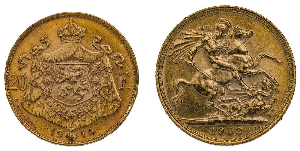 Lot 588: World: Gold Coin Assortment