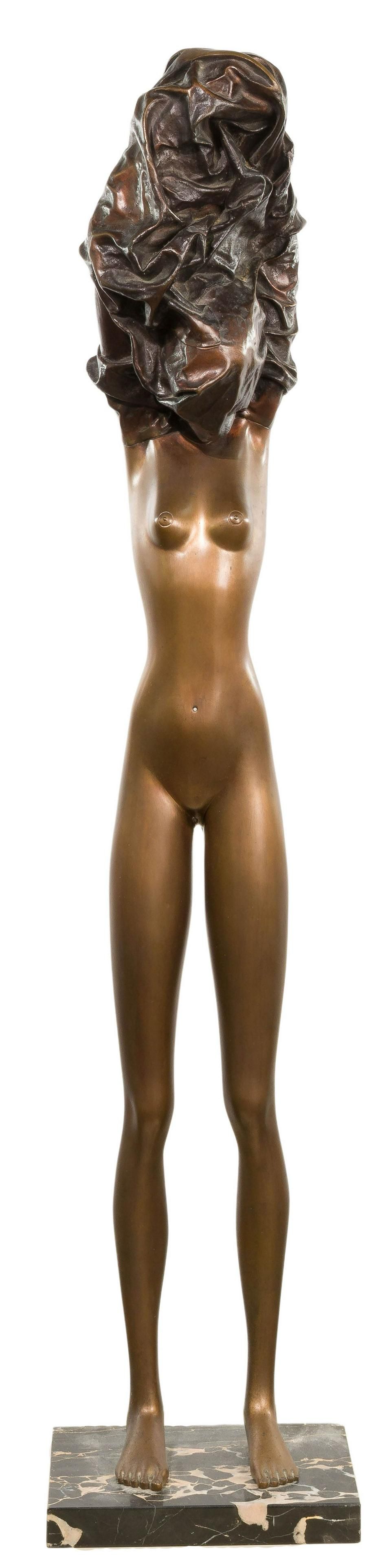 Lot 152: Bruno Bruni (Italian, b.1935) 'La Divina' Bronze