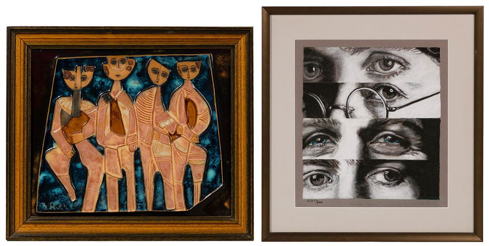 Lot 181: Ruth Faktorowicz (Israel, b.1937) Ceramic Tile