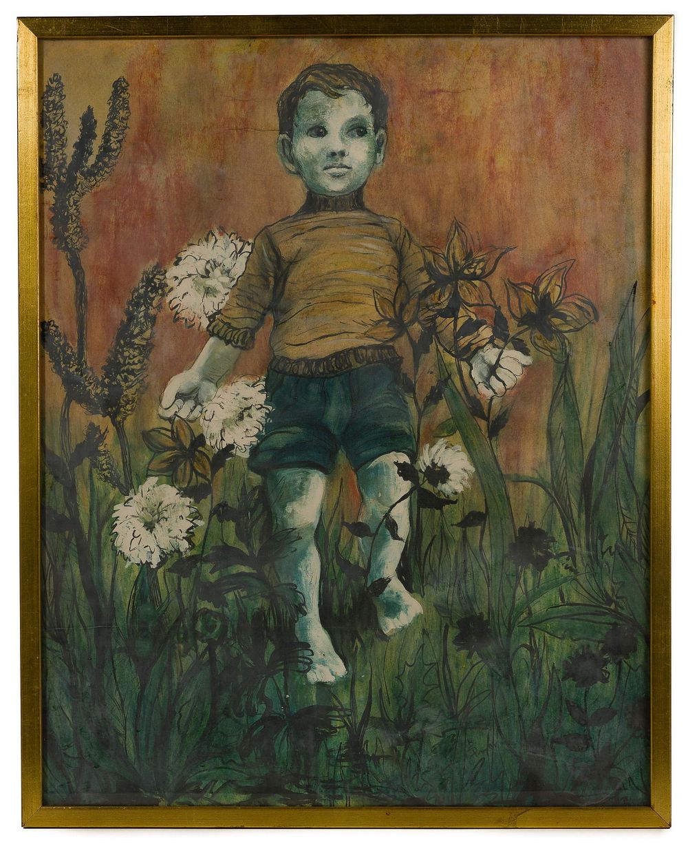 Lot 182: Unknown Artist (American, 20th Century) Pastel and