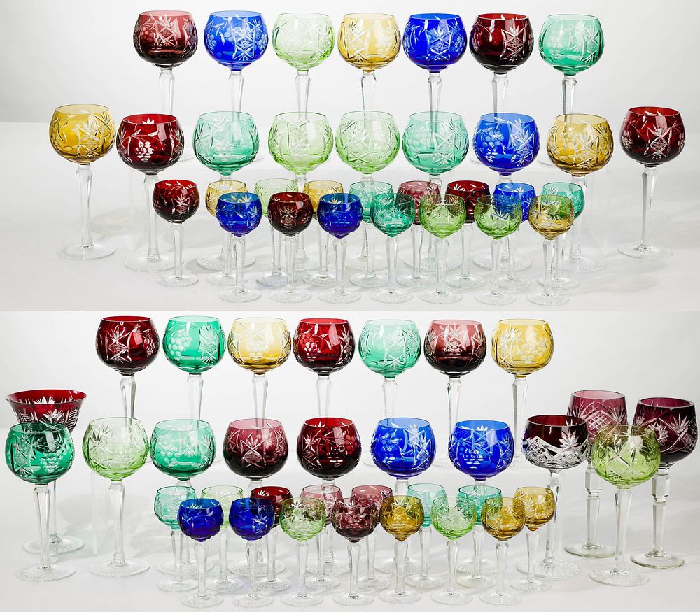 Lot 187: Cut To Clear Glass Assortment