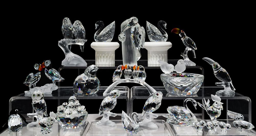 Lot 200: Swarovski Crystal Bird Assortment