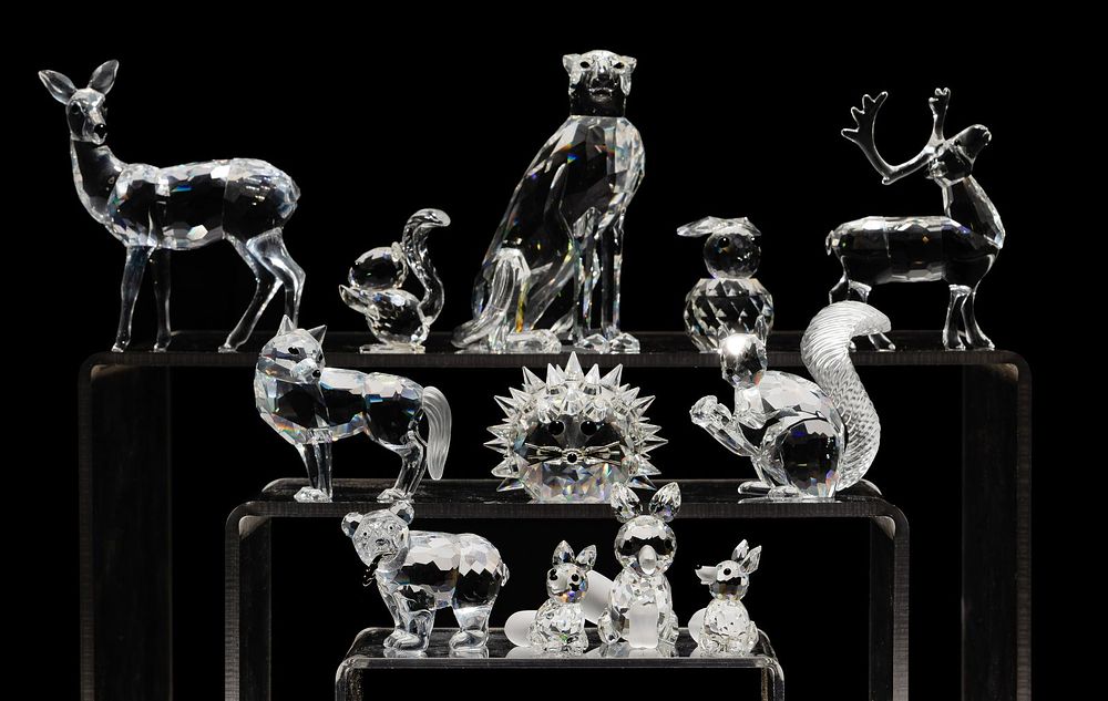 Lot 207: Swarovski Crystal Woodland Animal Assortment