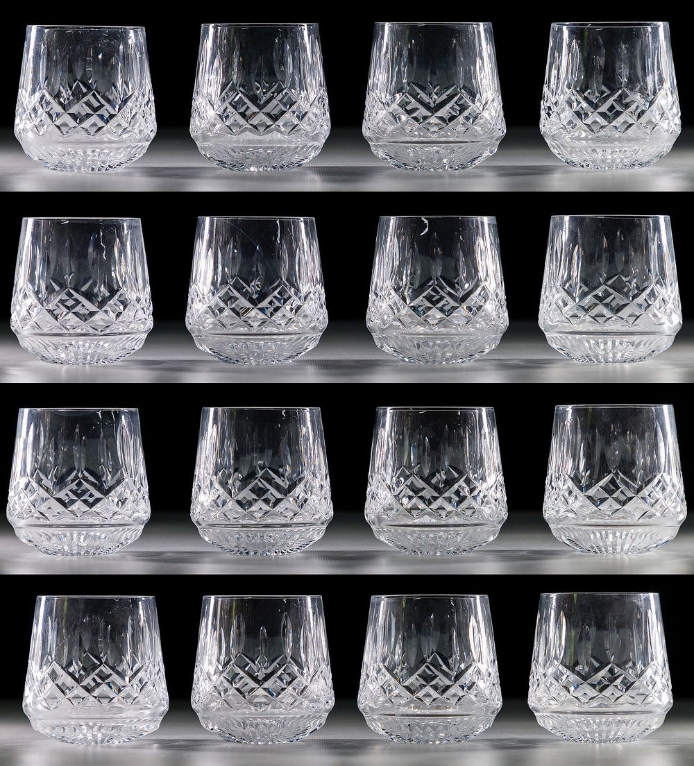 Lot 209: Waterford Crystal 'Lismore' Old Fashioned Glasses