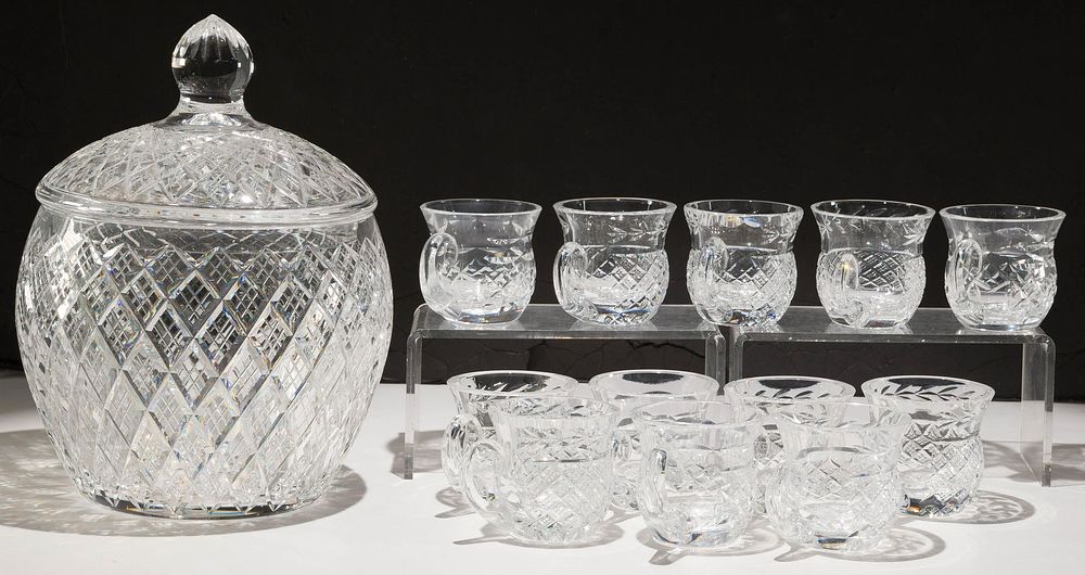 Lot 214: Waterford Crystal Punch Set