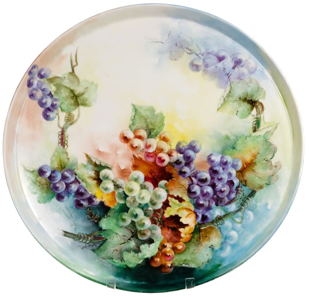 Lot 235: Limoges Hand Painted Platter