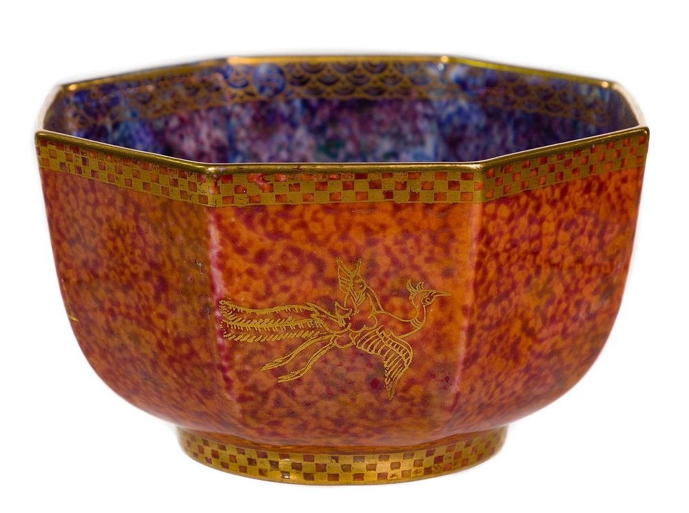 Lot 237: Wedgwood 'Phoenix' Celestial Fairyland Bowl